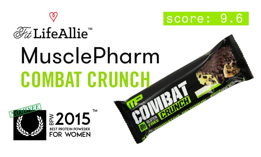 MusclePharm Combat Crunch Review: Candy Bar or Protein Bar? 
