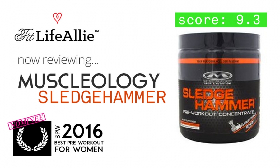 Review: Muscleology Sledgehammer Pre Workout Hits Hard.