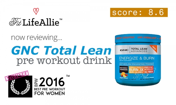 GNC Total Lean Pre Workout Review: A Safe Bet all Around