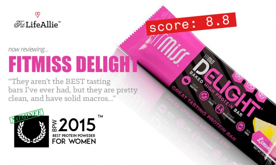My Bite-Sized Fitmiss Delight Protein Bar Review